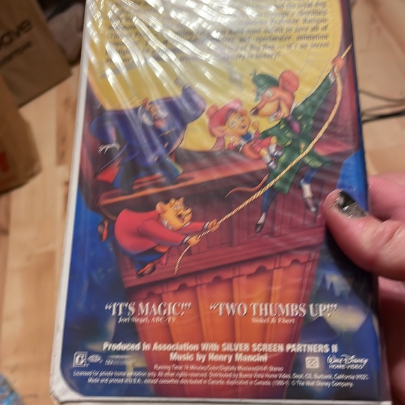 The Great Mouse Detective vhs tape, GUC - Picture 2 of 3